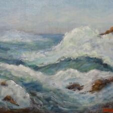 Vintage naive seascape for sale  Greenfield
