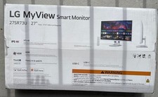 Smart Monitor LG My View 27" IPS UHD 60Hz Branco 27SR73U - Caixa Aberta, usado comprar usado  Enviando para Brazil