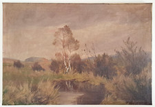 Johan jacobsen paysage d'occasion  Bandol
