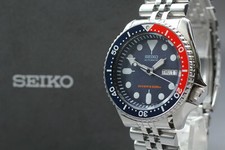 [Perto de Estado Perfeito/Caixa] Seiko Diver's 7S26-0020 SKX009 Mostrador Automático Azul Marinho Pepsi Masculino comprar usado  Enviando para Brazil