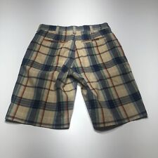 Shorts masculino Aeropostale 1987 original tamanho 30 comprimento maior xadrez bronzeado frente plana comprar usado  Enviando para Brazil