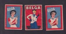 3 Ancienne   étiquette  Allumettes Belgique BN179904 Cigarette Femme Belga comprar usado  Enviando para Brazil