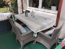 Gartensitzgarnitur 6stühle 1t gebraucht kaufen  Hamm