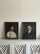 Pair antique canvas for sale  HARTLEPOOL
