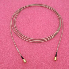 Plugue SMA reto macho para plugue SMA reto macho 2,5M marrom cabo de RF coaxial comprar usado  Enviando para Brazil