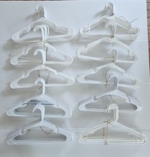 100 white plastic hangers for sale 100 white plastic hangers for sale Sneads Ferry