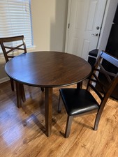 Wooden round dining for sale  Mandeville
