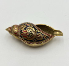 Etched brass seashell for sale  ENFIELD