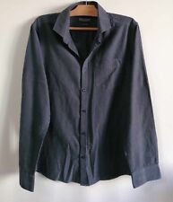 Chemise bleu noir d'occasion  Bourg-de-Thizy
