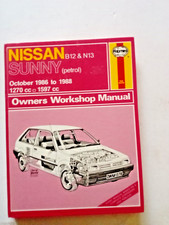Haynes manual nissan for sale  TAMWORTH