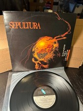 SEPULTURA Beneath the Remains Original BRAZIL 1989 Eldorado LP Sarcofogo comprar usado  Enviando para Brazil