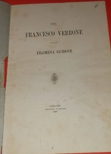 1889 rara tipografia usato  Avellino