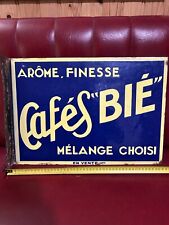 Plaque emaillée cafés d'occasion  Veigné