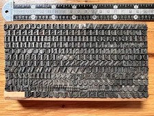 Metal letterpress print for sale  Rochester