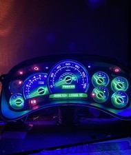 2003-2006 Silverado Suburban Tahoe painel de instrumentos LED azul MILHA PERSONALIZADA PROGR comprar usado  Enviando para Brazil