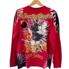 Usado, Camisa Smashing Pumpkins Mellon Collie And The Infinite Sadness tingida vermelha GG comprar usado  Enviando para Brazil