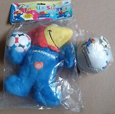 Usado, LOTE BOLA DE PELÚCIA FOOTIX PET SOUVENIR futebol mascote Copa do Mundo FRANÇA 1998 comprar usado  Enviando para Brazil
