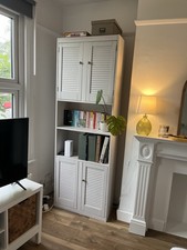 Wooden painted cupboard for sale  LONDON