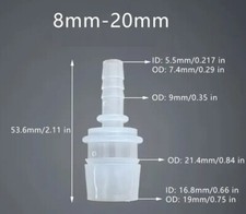 8mm 20mm schlauchadapter gebraucht kaufen  Reutlingen