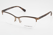 Armações de óculos retangulares femininas Emporio Armani EA1068 3201 bronze fosco 53mm comprar usado  Enviando para Brazil