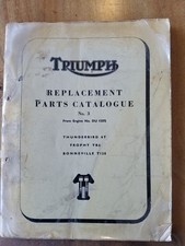 Triumph replacement parts for sale  CLACTON-ON-SEA