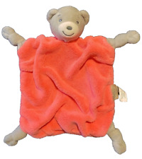 Edredom de segurança Kaloo pluma urso bebê cobertor laranja neon melão Lovey  comprar usado  Enviando para Brazil
