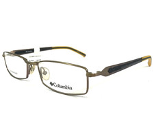 Usado, Armações de óculos Columbia Elias C01 preto amarelo fosco ouro aro de fio 53-17-140 comprar usado  Enviando para Brazil