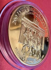 Medaille vergoldet kapsel gebraucht kaufen  Teltow