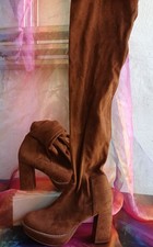 overknee cognac gebraucht kaufen  Hannover