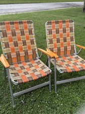 Vintage aluminum webbed for sale  Tuscola