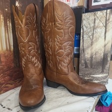 Mens brown cowboy for sale  LEAMINGTON SPA