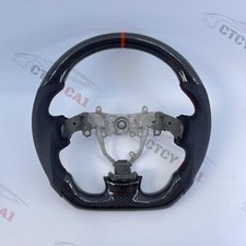 Volante de fibra de carbono personalizado para Toyota 2009-14 Corolla couro perfurado comprar usado  Enviando para Brazil