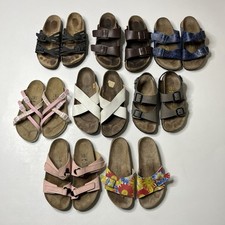 LOTE de 8 Sandálias BIRKENSTOCK Reabilitação Revenda Atacado Precisa de Reparo , usado comprar usado  Enviando para Brazil