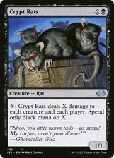 Mtg crypt rats d'occasion  Expédié en Belgium