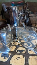Chrome apple bookends for sale  RYDE