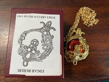 Edgar Berebi PORTABELLA ROAD Pingente de Ovo Vermelho e Dourado, Medalhão e Colar na Caixa comprar usado Edgar Berebi PORTABELLA ROAD Pingente de Ovo Vermelho e Dourado, Medalhão e Colar na Caixa comprar usado  Enviando para Brazil