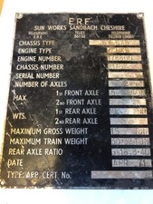 Erf lorry original for sale  KETTERING