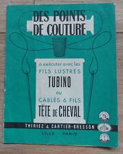 Dépliant points couture d'occasion  Ham