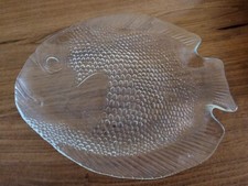 Glas servierteller fisch gebraucht kaufen  Lüdenscheid