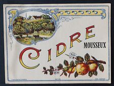 Ancienne étiquette cidre d'occasion  Nantes-