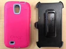 Capa OtterBox Samsung Galaxy S4 Defender Series com coldre rosa/cinza comprar usado  Enviando para Brazil