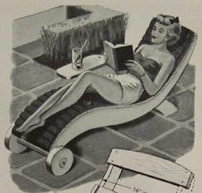 Modern patio chaise d'occasion  Expédié en Belgium