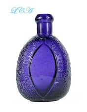 Garrafa de vidro soprado antiga colorida FIGURAL laranja - SUCO DE LARANJA BORBOLETA comprar usado  Enviando para Brazil