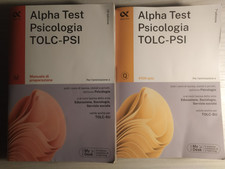 Alpha test psicologia usato  Firenze