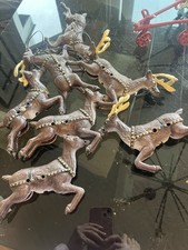 Christmas sleigh reindeer for sale  Laurel