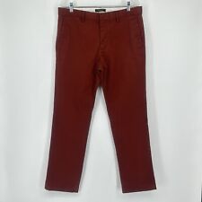 Calça chino Banana Republic Aiden laranja queimado tamanho 34x31 desempenho de alfaiataria comprar usado  Enviando para Brazil