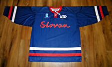 CAMISA DE HÓQUEI SLOVAN BRATISLAVA EUROPEAN CHAMPIONS CUP IIHF GG-56 NOVA EQUIPE EXTRA, usado comprar usado  Enviando para Brazil