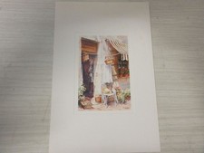 Postcard watercolor store d'occasion  Expédié en Belgium