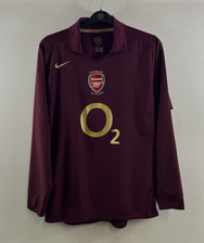 Camisa de futebol Arsenal L/S Home 2005/06 adultos grande Nike B699, usado comprar usado  Enviando para Brazil