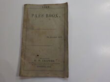 Libro de contabilidad antiguo de los años 1840-50 Knox historia familiar genealogía libro papel de almanaque  segunda mano  Embacar hacia Argentina